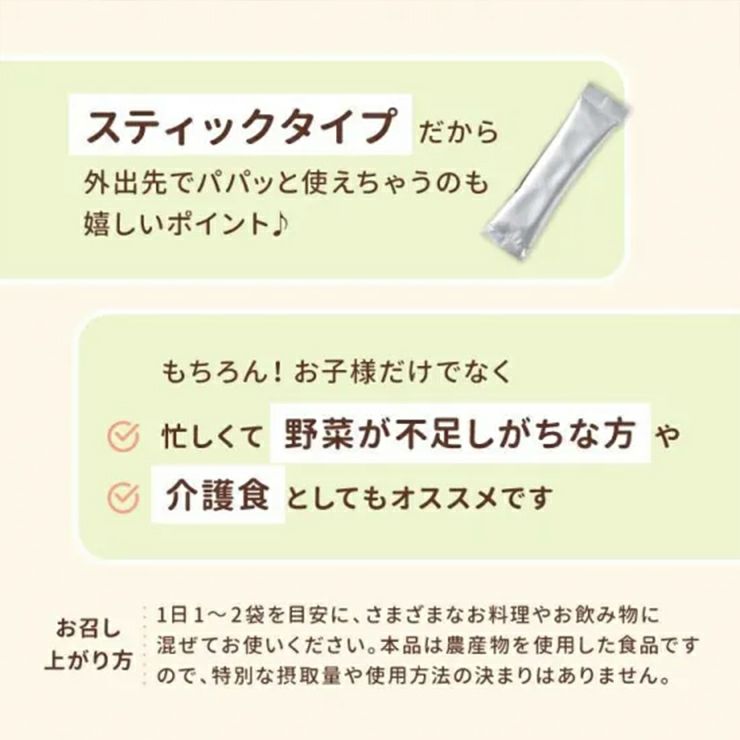 新日配薬品 野菜パウダー 3g 10包 10箱 食物繊維 九州産 野菜 離乳食 介護食