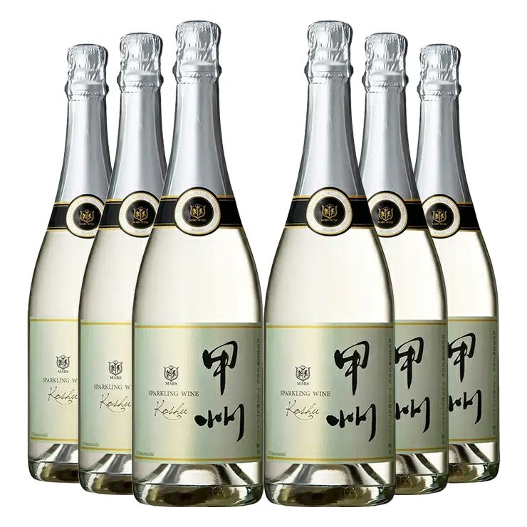本坊酒造 マルス 甲州 スパークリング 750ml 6本