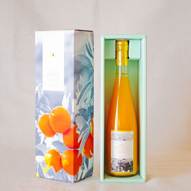 日下農園 日下みかん ストレートジュース 瓶500ml 1本 化粧箱入