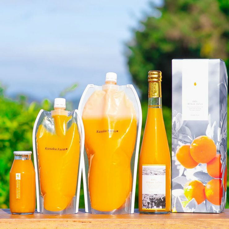 日下農園 日下みかん ストレートジュース パウチ 500ml 40本 1ケース