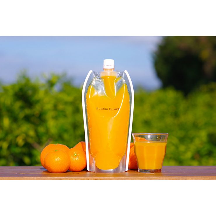 日下農園 日下みかん ストレートジュース パウチ 500ml 6本 化粧箱入