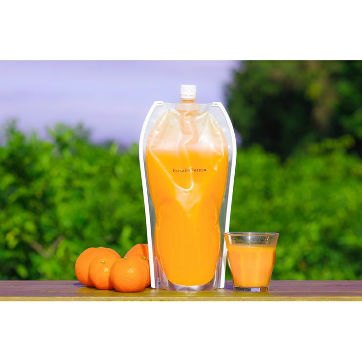 日下農園 日下みかん ストレートジュース パウチ 1000ml 3本 化粧箱入