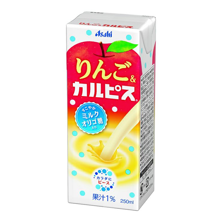 りんご＆カルピス(R) 紙パック 250ml 24本 エルビー カルピス 乳酸菌