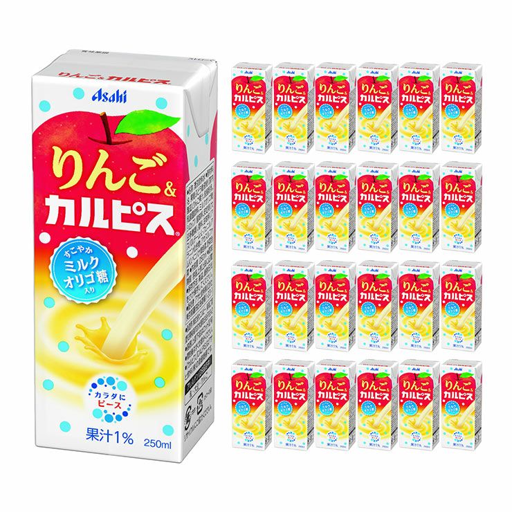 りんご＆カルピス(R) 紙パック 250ml 24本 エルビー カルピス 乳酸菌