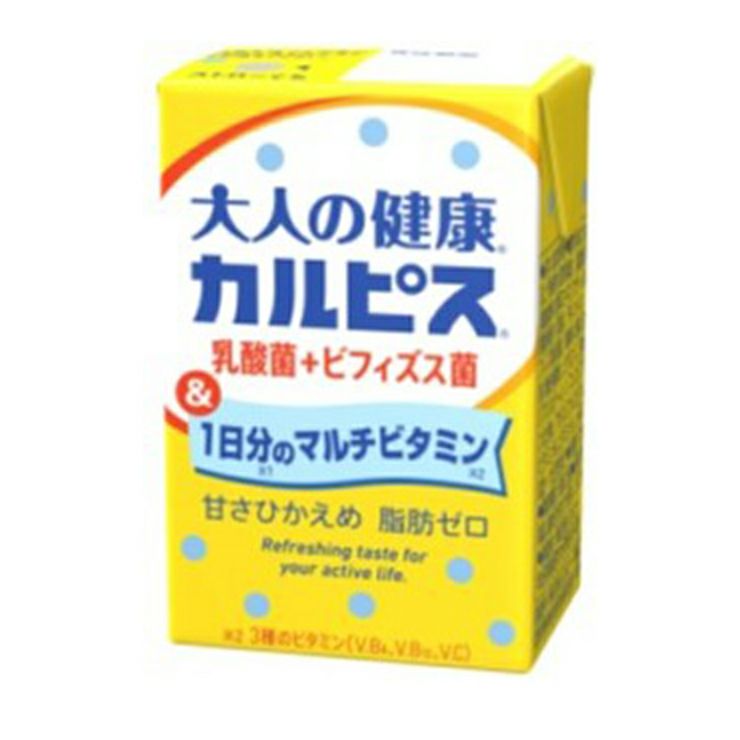 大人の健康(R) カルピス(R) 乳酸菌＋ビフィズス菌＆1日分のマルチビタミン 125ml 48本 エルビー カルピス