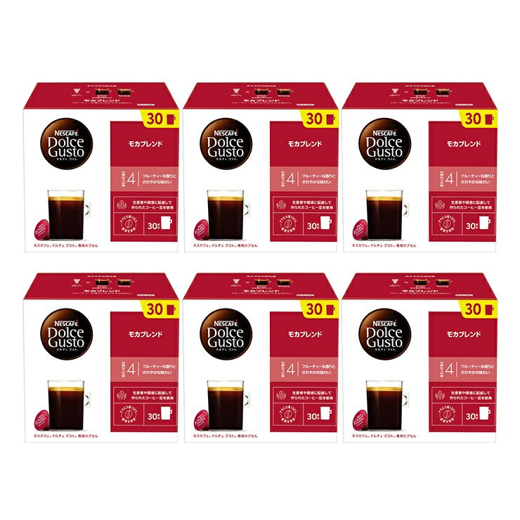 ネスカフェ ドルチェグスト 専用カプセル モカブレンド 30P 6箱