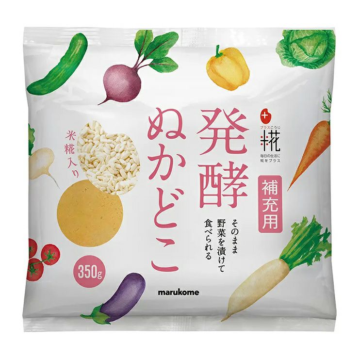 マルコメ プラス糀 発酵ぬかどこ補充用 350g 5個 ぬか漬け ぬか床 漬物