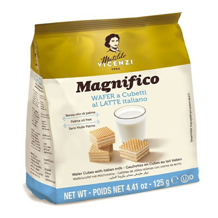 ヴィチェンチ ウエハーキューブ バニラ 125g 9袋 菓子 ウエハース