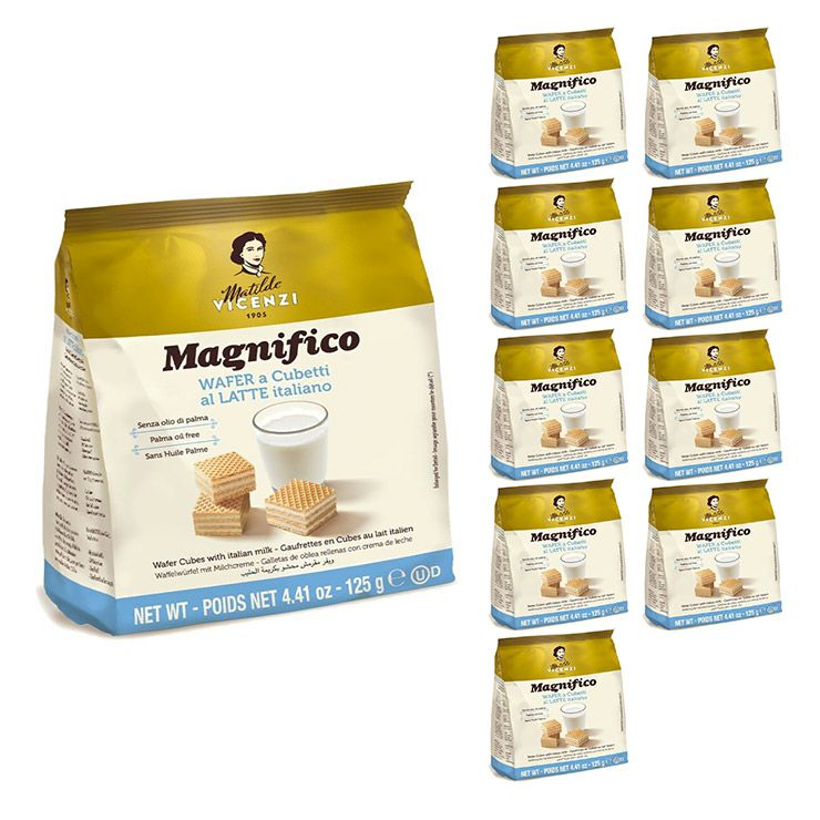 ヴィチェンチ ウエハーキューブ バニラ 125g 9袋 菓子 ウエハース