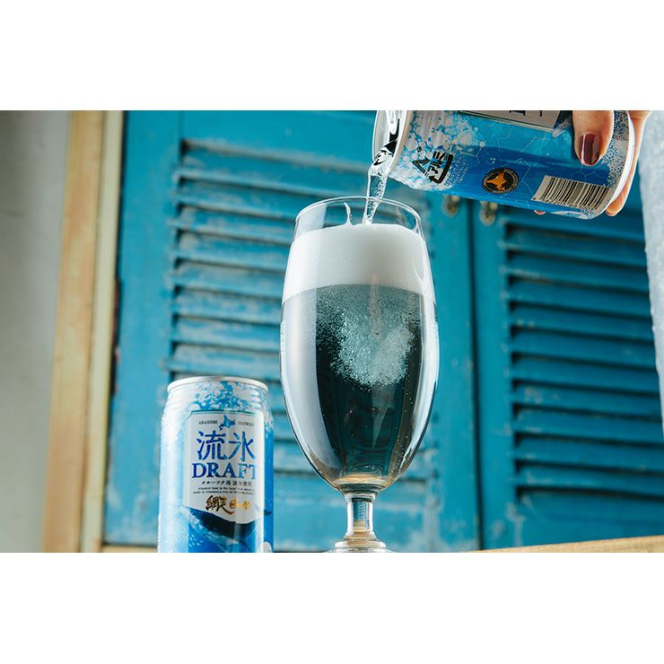 網走ビール 流氷ドラフト 350ml 6本 北海道 網走 青いビール