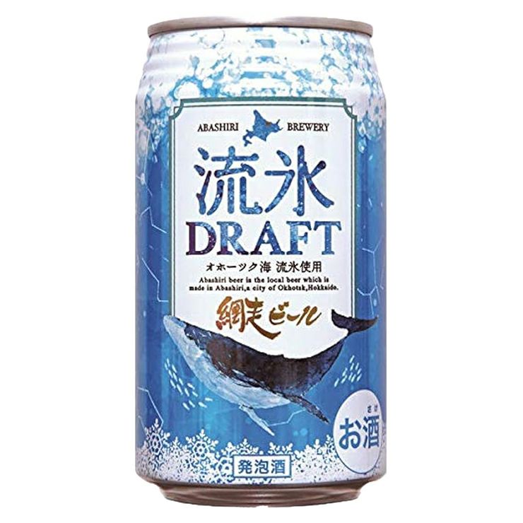 網走ビール 流氷ドラフト 350ml 6本 北海道 網走 青いビール