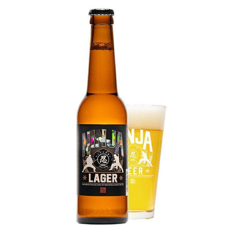 日本ビール 忍者ラガー 330ml ラガービール 瓶 NINJA ニンジャ