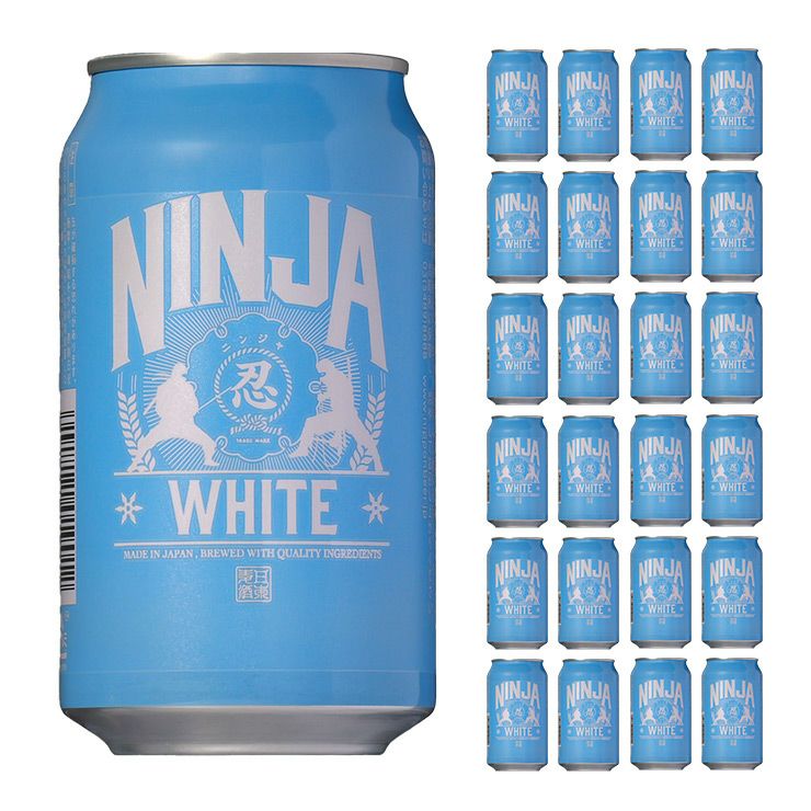 日本ビール NINJA WHITE 350ml 24本 白ビール 忍者 ニンジャ