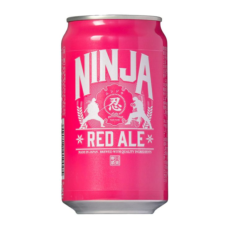 日本ビール NINJA RED ALE 350ml 24本 赤ビール 忍者 ニンジャ