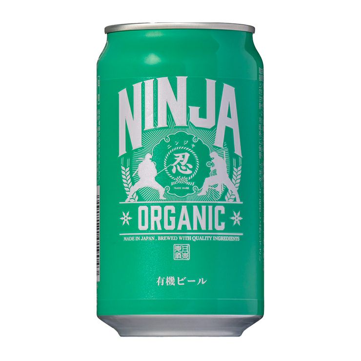 日本ビール NINJA ORGANIC 350ml 24本 有機農法 オーガニック 忍者 ニンジャ