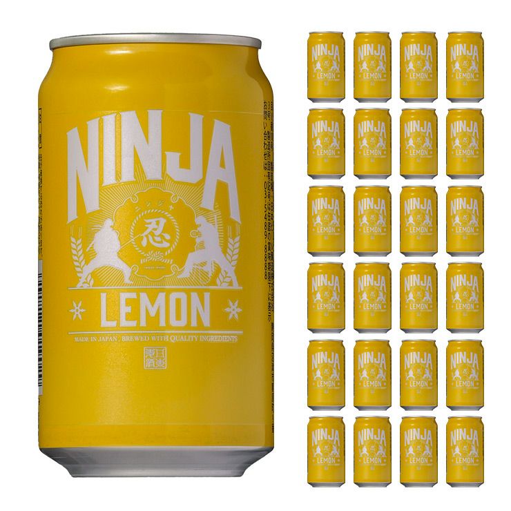 日本ビール NINJA LEMON 350ml 24本 レモンビール 忍者 ニンジャ