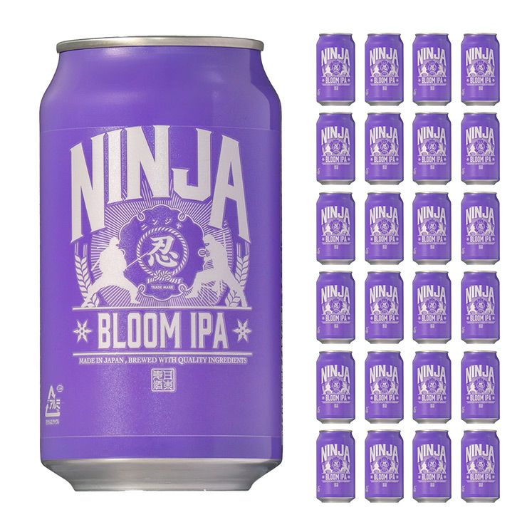 日本ビール NINJA BLOOM IPA 350ml 24本 忍者 ニンジャ