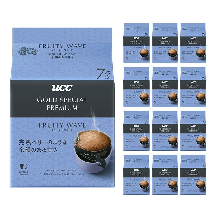 ゴールドスペシャルプレミアム フルーティーウェーブドリップ 7P 12袋