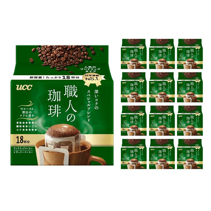 UCC 職人の珈琲 ワンドリップ 深いコクSPB 18P 12袋