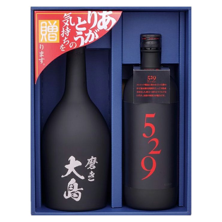 大島酒造 磨き大島＆529 焼酎 飲み比べ ギフトセット720ml 2本 芋焼酎 麦焼酎