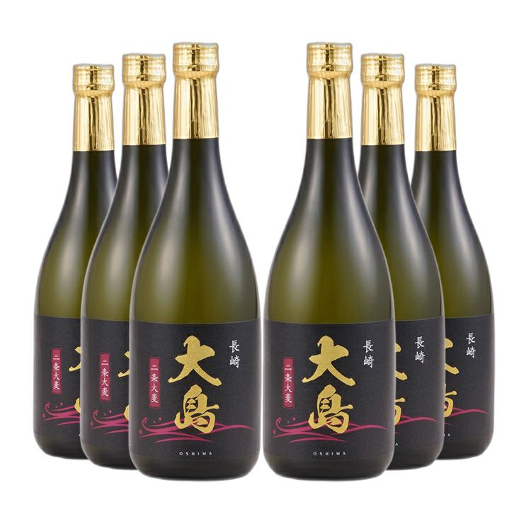 大島酒造 長崎二条大麦 大島 720ml 6本 麦焼酎 二条大麦