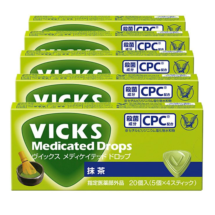 大正製薬 ヴイックス メディケイテッド ドロップ 抹茶