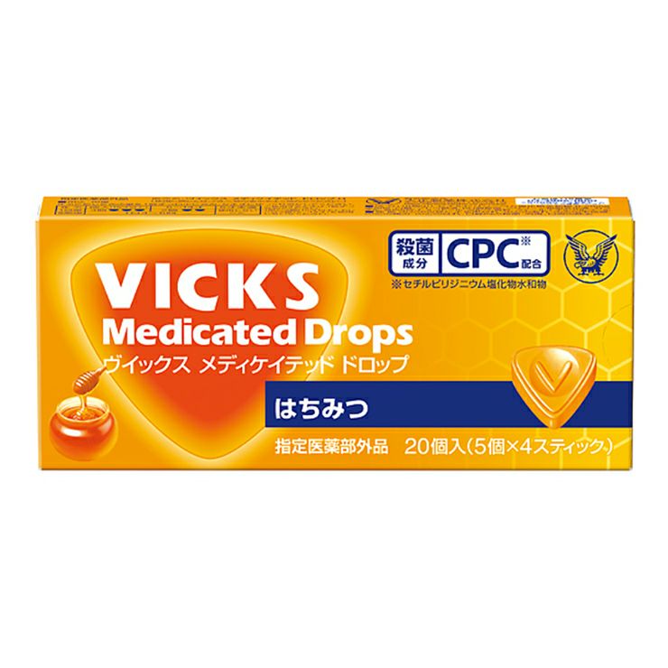 大正製薬 ヴイックス メディケイテッド ドロップ はちみつ