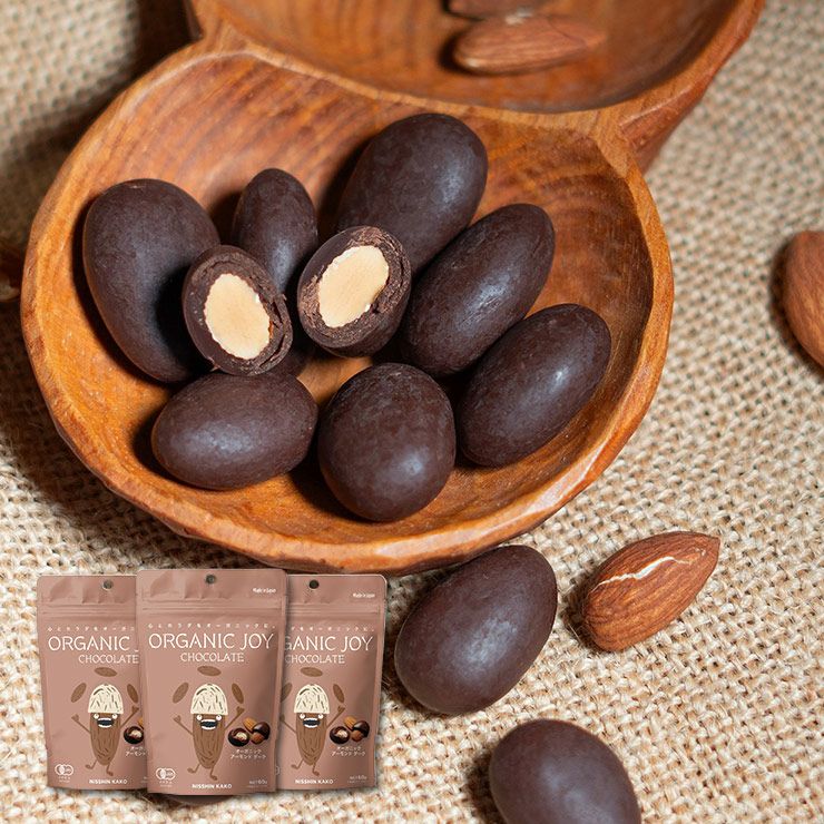 ORGANIC JOY CHOCOLATE オーガニック アーモンドダーク
