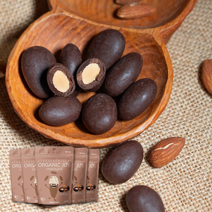 ORGANIC JOY CHOCOLATE オーガニック アーモンドダーク