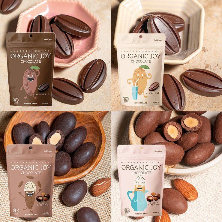 ORGANIC JOY CHOCOLATE オーガニック チョコレート 4種セット 