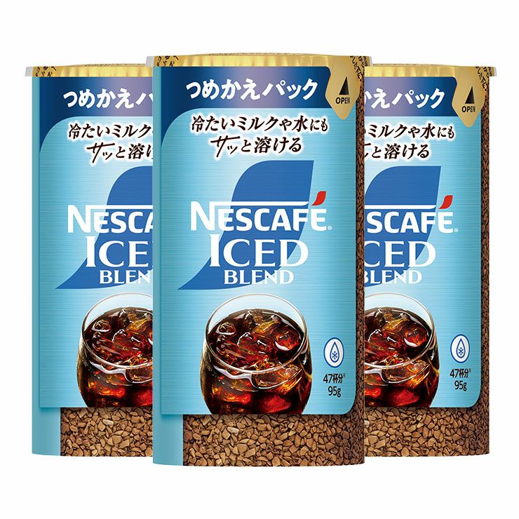 ネスカフェ アイスブレンド エコ&システムパック 95g 3個
