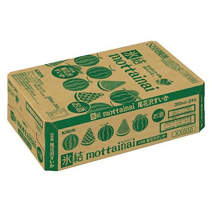 キリンビール 氷結 モッタイナイ 尾花沢すいか 350ml 24本