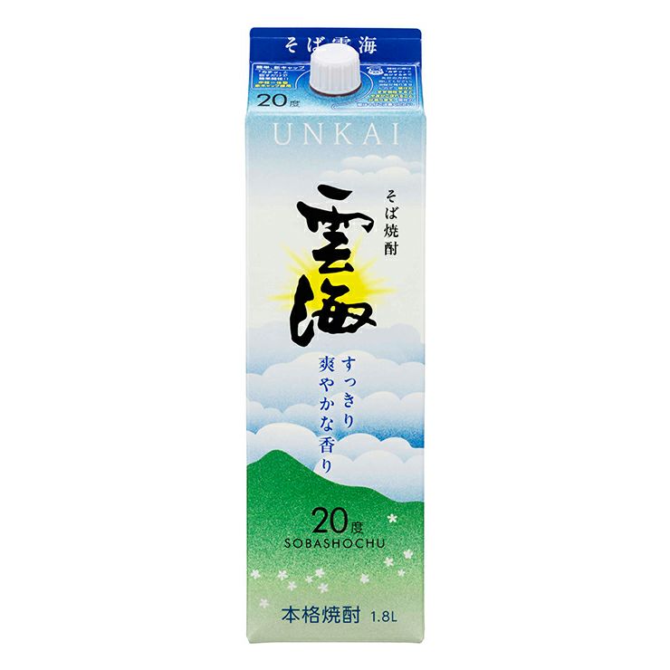 雲海酒造 そば雲海 20度 1800ml 6本