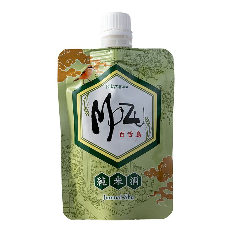  利休蔵 MOZ 日本酒 パウチ16度 100ml×3種セット