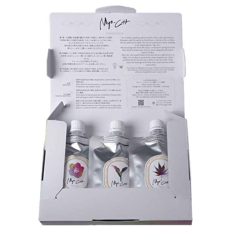 利休蔵 妙chaリキュール 100ml×3種類セット