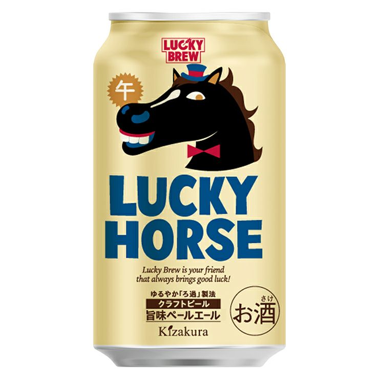 黄桜 LUCKY HORSE 缶 350ml 12本 