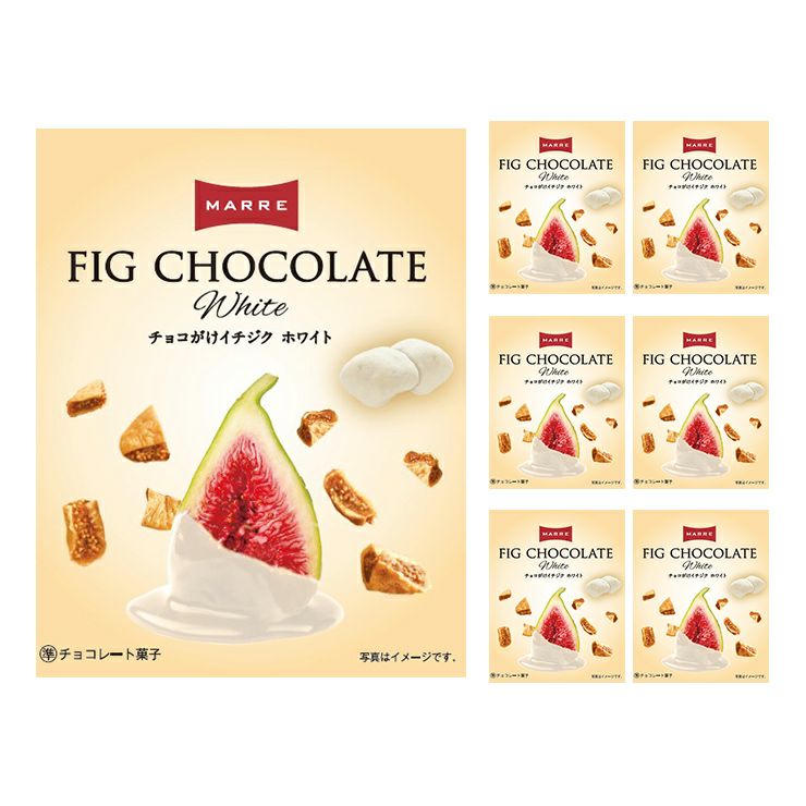 マルレ チョコがけ イチジク ホワイト 55g 6袋