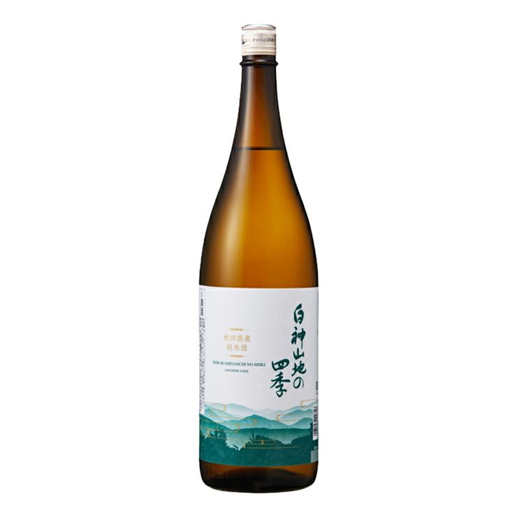 八重寿銘醸 白神山地の四季 純米酒 1800ml 6本 