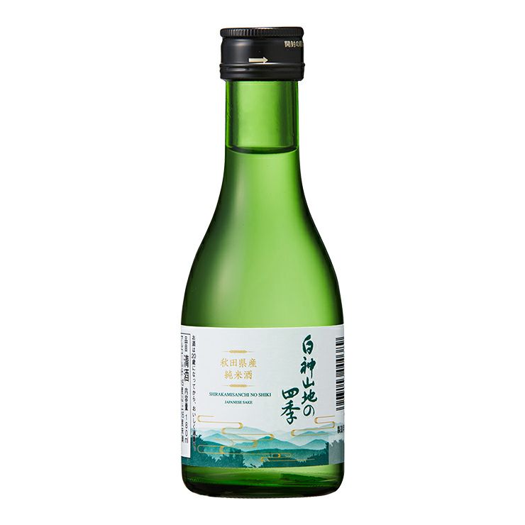 八重寿銘醸 白神山地の四季 純米酒 180ml 30本