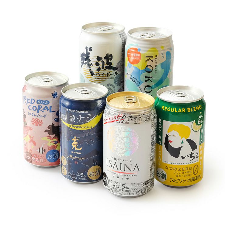 焼酎ハイボール缶 6缶ギフトセット