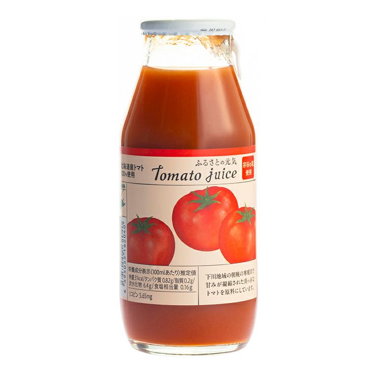 トマトジュース ふるさとの元気 有塩 180ml 10本