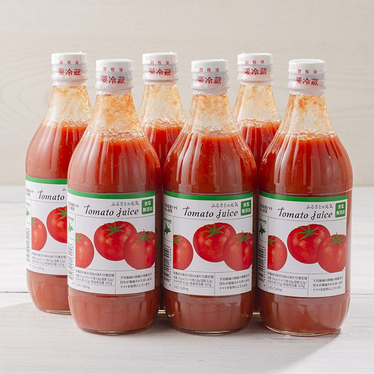 トマトジュース ふるさとの元気 食塩無添加 500ml