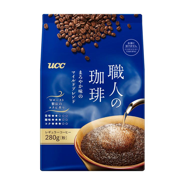 UCC 職人の珈琲 まろやか味のマイルドブレンド 粉 